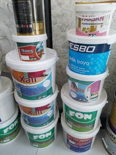 Boyalar: Akril Boya İç işlər üçün, rəng - Ağ