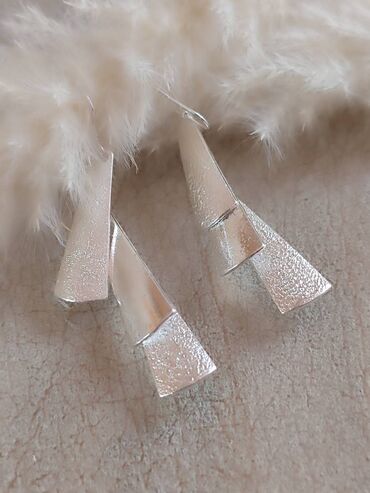 roze srebro: Screwback earrings, Material: Silver