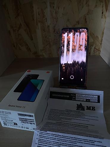 Redmi, Redmi Note 13, Б/у, 128 ГБ, цвет - Синий, 1 SIM, 2 SIM
