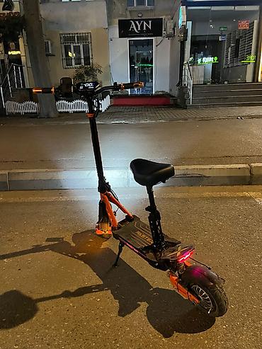 disk satisi: Elektrik skuter – güclü və rahat şəhər nəqliyyatı 1200W arxa mator — 2