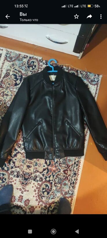 чистый кожа: Куртка M (EU 38), цвет - Черный
