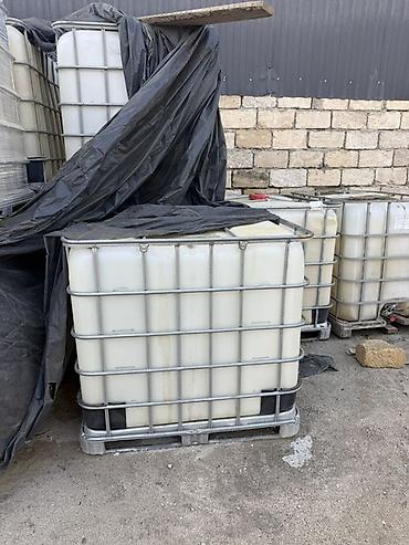 landşaft dizayn: Məhsul: 1000 litrlik yağ IBC tanklar (paletli, qəfəsli konteyner) — 1