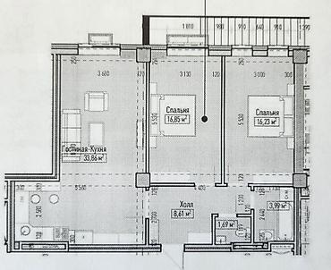 Продажа квартир: 3 комнаты, 81 м², Элитка, 1 этаж — 9