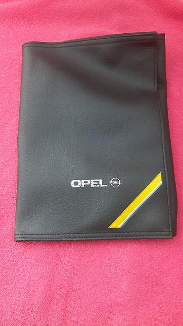 Ofis ləvazimatları: Opel markalı sənəd qabı / maşın kitabçası cüzdanı - Material: qara — 1