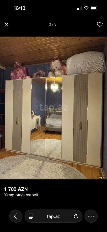 Yataq otağı dəstləri: İkinəfərlik çarpayı — 2