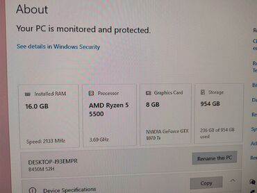 Desktop računari i radne stanice: Gejmer /AMD Ryzen 5 5500 /16GB / SSD 1Tb/ GTX 1070 Ti 8GB Prodajem — 14