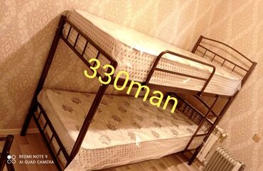 İkimərtəbəli uşaq çarpayıları: Oğlan və qız üçün, Yeni, Çarpayı, Matrassız, Siyirməsiz — 4