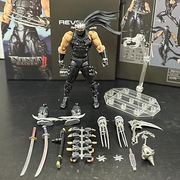 летающий меч: Фигурка Ryu Hayabusa из игры Ninja Gaiden II (Revoltech) - — 2