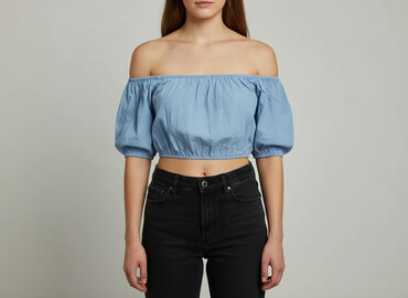 stradivarius bluzka z odkrytymi ramionami: Missguided, Топ жіночий, розмір XS