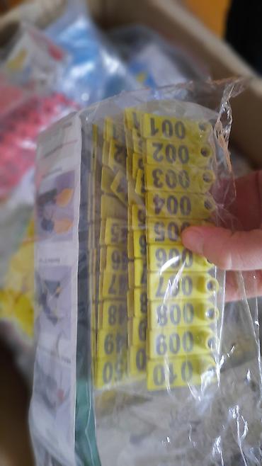 Breloklar: Qoyun və inəklər üçün müxtəlif növdə qulaq birkalar və qulaq deşənlər — 6