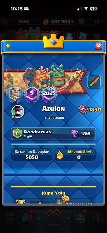 yay desdleri: Clash of Clans + Clash Royale oyun hesabı Clash of Clans: - Şəhər — 1