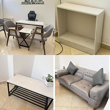 Ofis ucun mebel dest eyni masa destinden 2 komplekt var birlikde