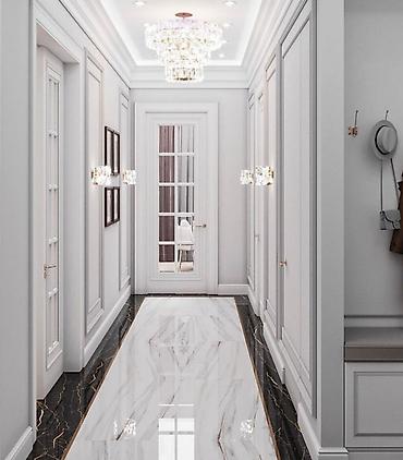 Ремонт под ключ: Современный интерьер с дизайнерским освещением и встроенными решениями — 23