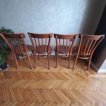 qədimi masa: Antik Venskiy vintage stullar 4 ədəd,1920 ci illərin.Qədimi — 5