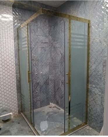 Duş kabinaları, arakəsmələr: Yeni Arakəsmə, Künc üçün, Pulsuz çatdırılma — 23