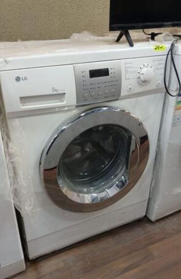 стиральная машина с горизонтальной загрузкой: Paltaryuyan maşın LG, 5 kq, Avtomat, Qurutmasız
