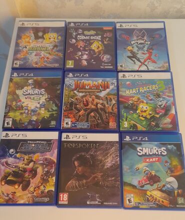 ps diskləri: PS4 və PS5 üçün orijinal disk oyunları dəsti. Dəstdə olanlar: - PS5