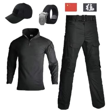 краска для одежды в бишкеке: Спортивный костюм M (EU 38), L (EU 40), цвет - Черный