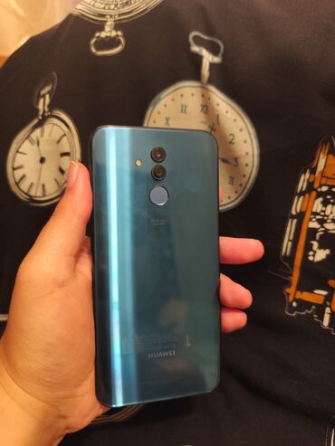 купить чехол для телефона: Huawei Mate 20 Lite, 64 ГБ, түсү - Көк, 2 SIM