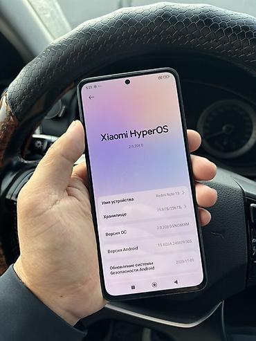 Redmi: Redmi, Redmi Note 13, Б/у, 256 ГБ, цвет - Черный, 2 SIM — 5