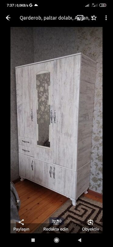Dolablar: Yeni, Açılan, 3 qapılı Düz dolab, Şifonyer, Azərbaycan — 5