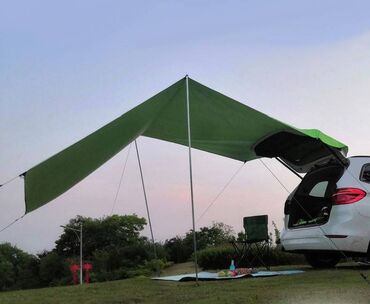 палатка прокат: Автомобильный тент Маркиза для отдыха на природе. Автомобильная