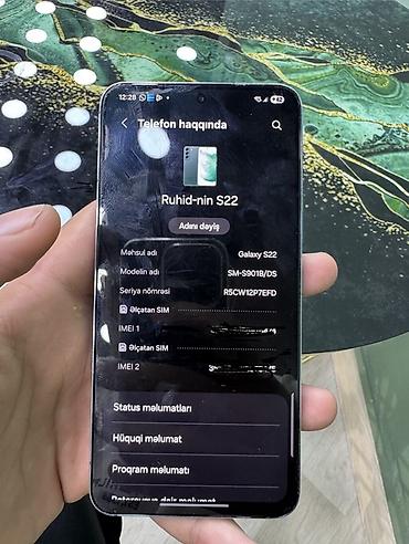bibər qazi satisi: Samsung Galaxy S22, 128 GB, rəng - Yaşıl, İki sim kartlı — 2