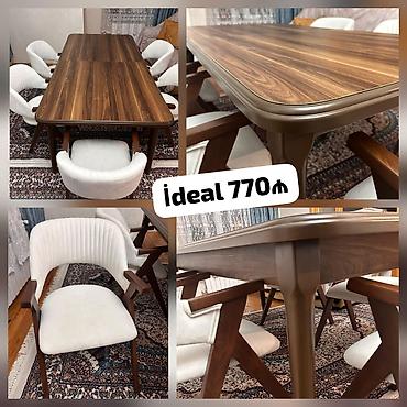 Masa dəsti satılır 770₼. Təmiz fıstıq ağacındandır. Ünvan