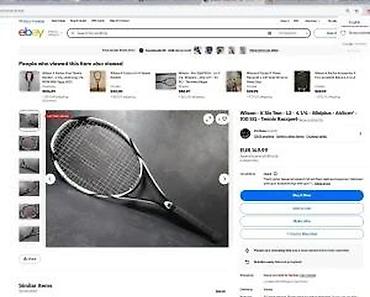 Rekviziti za vežbanje: Wilson K Six Two teniski reket - Veličina glave: 100 sq in (645 cm²) — 11