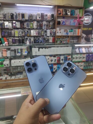 телефон 13про: IPhone 13 Pro, Колдонулган, 1 ТБ, Заряддоочу түзүлүш, Коргоочу айнек, Каптама, Бөлүп төлөө менен, 89 %