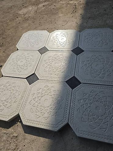 Тротуарная плитка: Тротуарная плитка (разные узоры и размеры) - Материал: вибролитая — 16