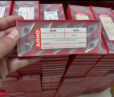 İstehsal avadanlığı: Dəzgah alətləri və kəsici lövhəciklər (freze və torna üçün) — 35