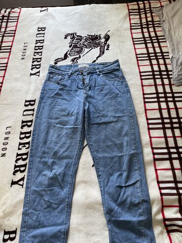 джинсы клёш: Джинсы, Мом, LeviS, Средняя талия, XL (EU 42)