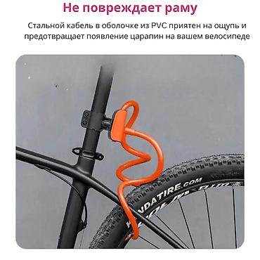 попытка: Велосипедный замок rockbros-кольцо из стальной проволоки 🔒 🔥 — 4