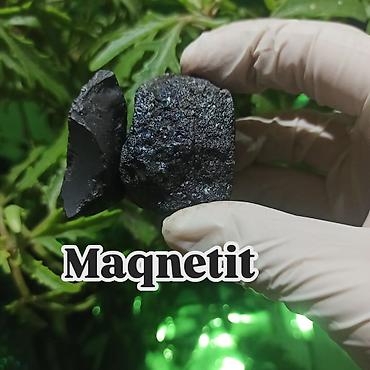 Dekorativ daşlar: Təbii Maqnetit Daşı Satılır | Magnetite / Lodestone 🧲 💎 Tam təbii və — 1
