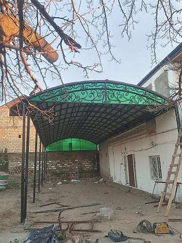 Dam örtükləri: Metall konstruksiyalı darvazaüstü/böyük həyət çardağı – istehsal və — 3