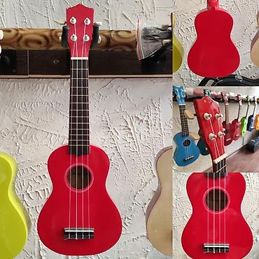 ukulele: Ukulele Smiger GK 11 RD Simlərin sayı: 4 Çanta hədiyyə Ölçü:Soprano — 1