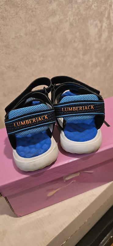 Детская обувь: Lumberjack uşaq sandal modeli - Rəng: tünd mavi/çəhrayı-siz, göy — 2