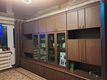 квартиралар бишкек: 1 бөлмө, Менчик ээси, Чогуу жашоосу жок, Жарым -жартылай эмереги бар