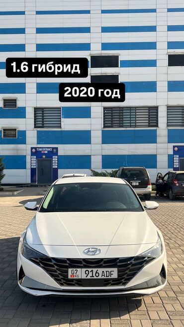 экономичные машины: Hyundai Avante: 2020 г., 1.6 л, Автомат, Гибрид, Седан