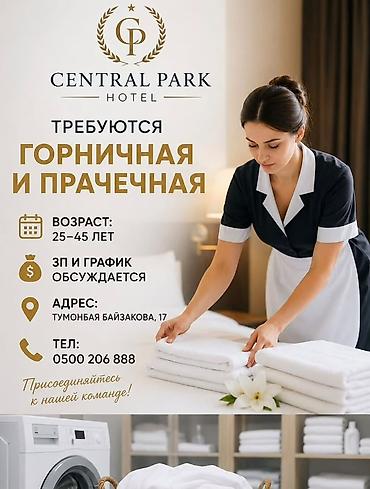 работа горничная отель: Вакансии в отеле Central Park Hotel: горничная и работник прачечной в — 1