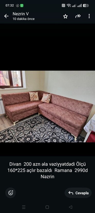 софа кровать: Künc divan