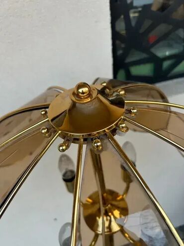 polovan nameštaj kanabe смедеревска паланка – слике: Retro podna lampa mesing / staklo br 1 ODLICNO STANJE  Retro podna