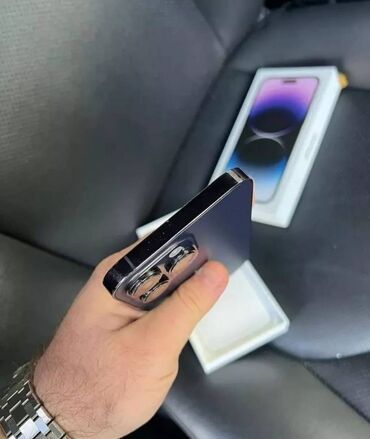 Apple iPhone: IPhone 14 Pro Max, 256 GB, Deep Purple, Zəmanət