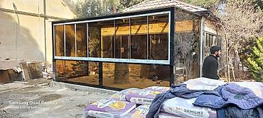 Alüminium və şüşə ilə hazırlanmış bağ evi/veranda üçün sürüşmə vitraj
