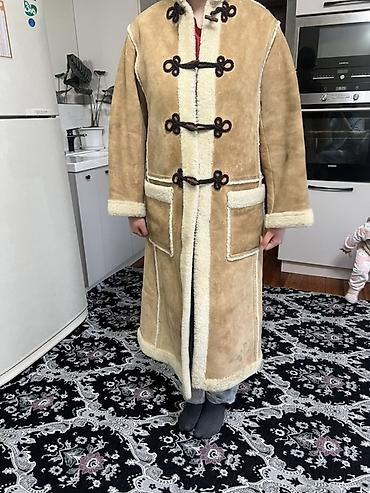 Дубленки: 1) Тёплый стёганый халат-кимоно: чапан - Материал: плотное стёганое — 5