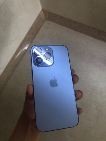 Apple iPhone: IPhone 13 Pro, Б/у, 256 ГБ, Blue Titanium, Чехол, 97 %