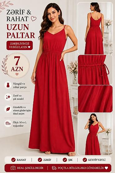şəkli: Zərif və rahat paltar kolleksiyası 1) Sarı-gümüş naxışlı midi paltar — 3