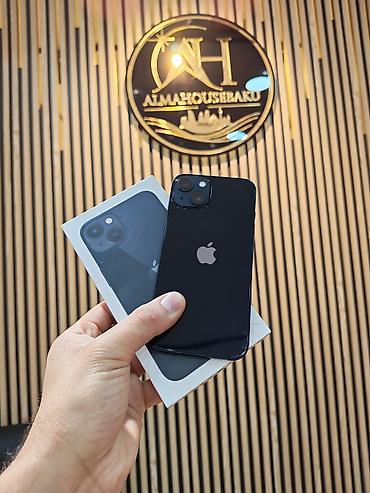 iphone adapter: IPhone 13, 128 GB, Midnight, Face ID, Sənədlərlə, Zəmanət — 1