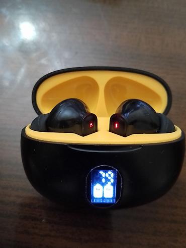 redmi airdots s: Bluetooth TWS simsiz qulaqlıq. Tam yenidir - Rəng: qara korpus, sarı — 4